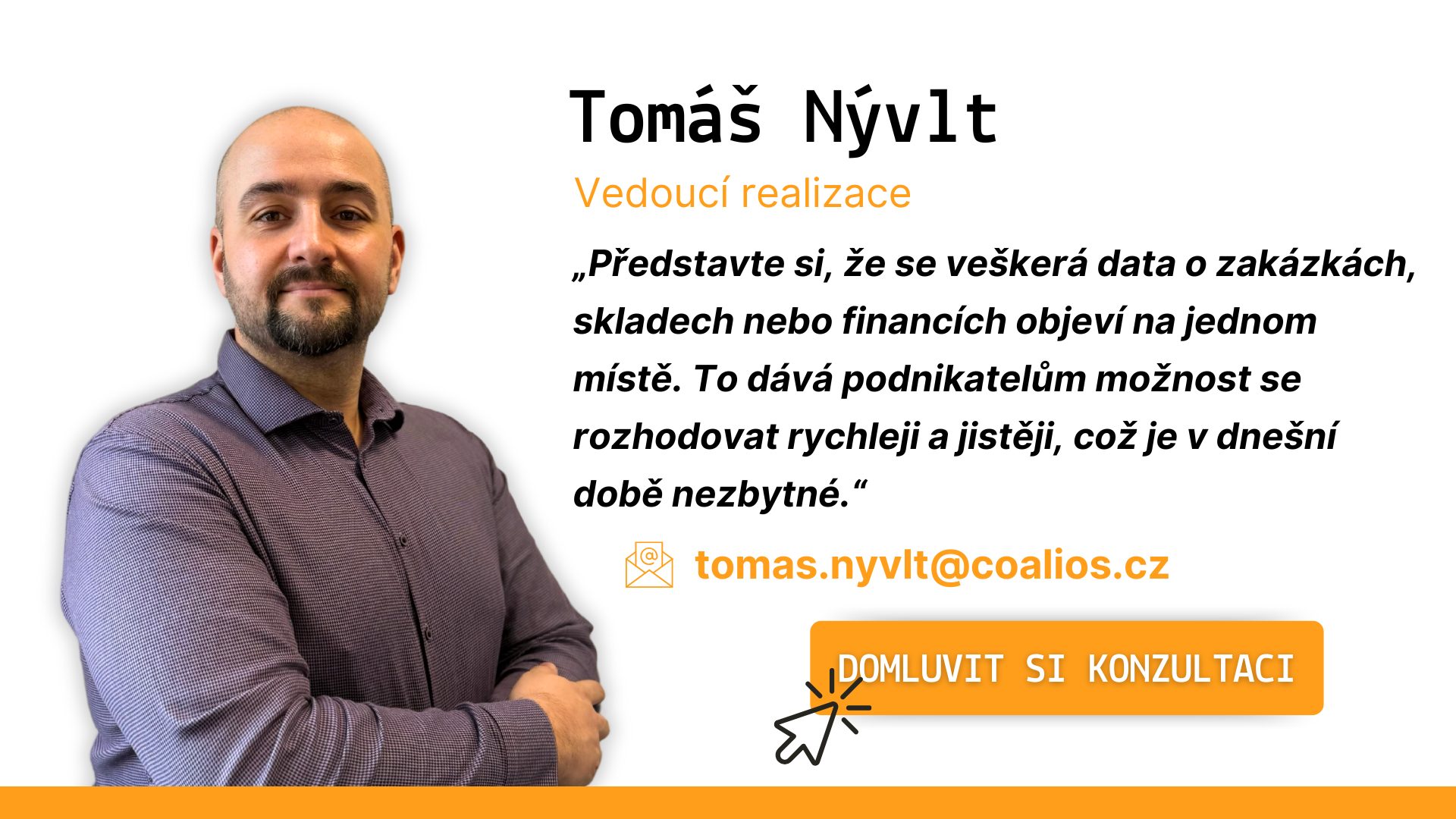 Získejte nezávaznou konzultaci s naším odborníkem!
Nevíte si rady s vašimi firemními procesy? Můžeme vám pomoci! S Helios Inuvio vyřešíme vše od skladu po e-shop. Zanechte nám na sebe kontakt a získejte nezávaznou konzultaci zdarma naším odborníkem!